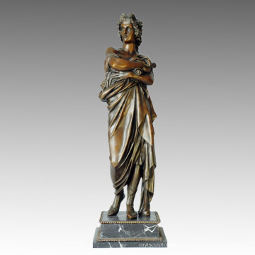 Statue classique Statue Philosophe Bronze Sculpture, Milo TPE-001